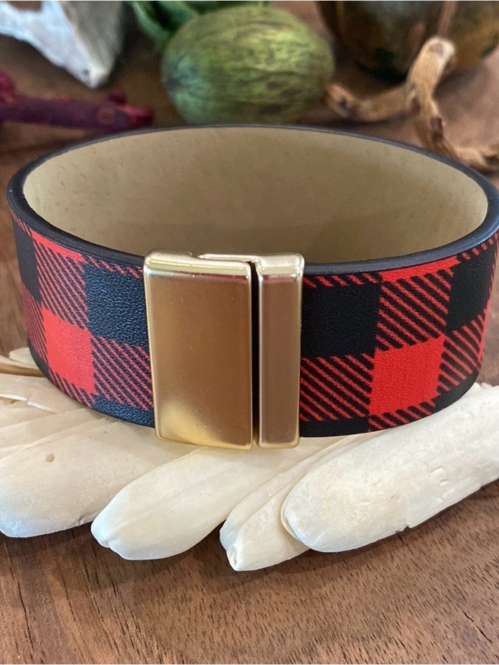 Red & Black Buffalo Check Plaid
Bracelet - Picture 2 of 5
